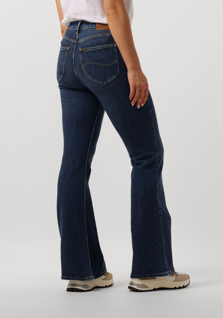 LEE donkerblauwe lee flared jeans breese