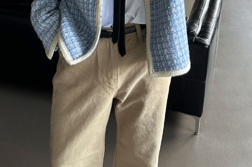 SeoulPop - Geruit Tweed Jasje