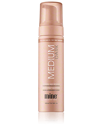 MineTan Self Tan Express Tan Mousse Coconut Scented Medium Dark 200ml