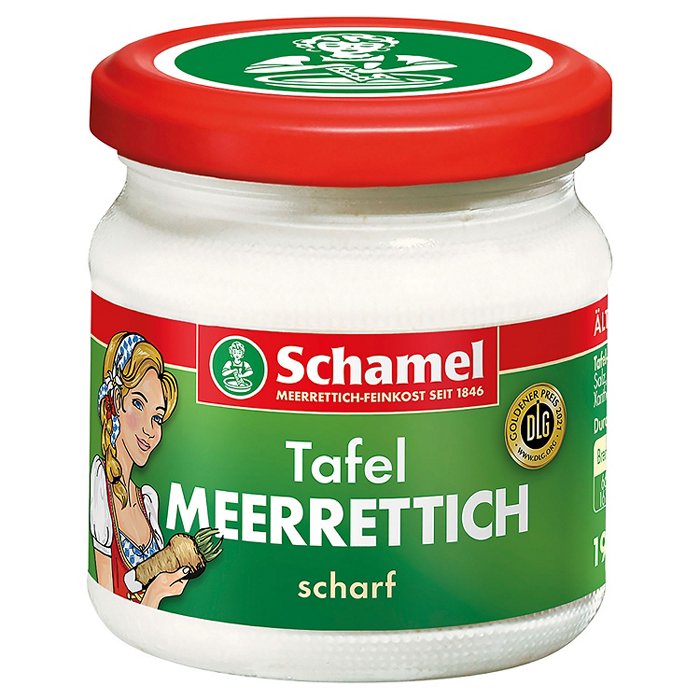 SCHAMEL Meerrettich 190 g, Tafel