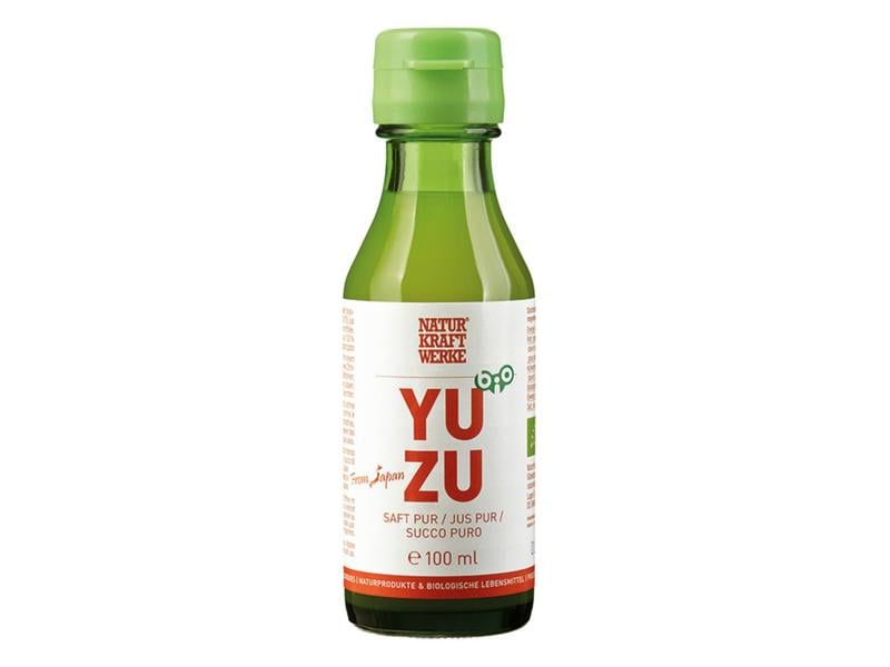 Naturkraftwerke Säfte Yuzu pur 100 ml Hochwertiger Bio Saft aus Yuzu-Frucht
