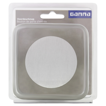 GAMMA voordeurknop rond RVS look
