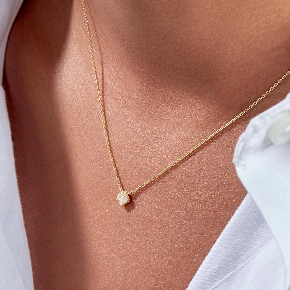 Collier ras de cou Agatha Beloved doré