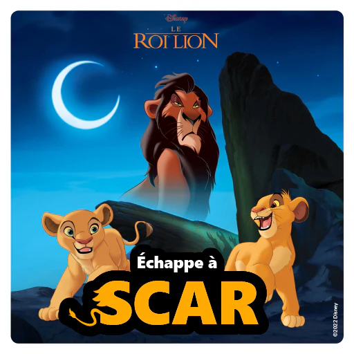 Défi vilain : échappe à Scar !