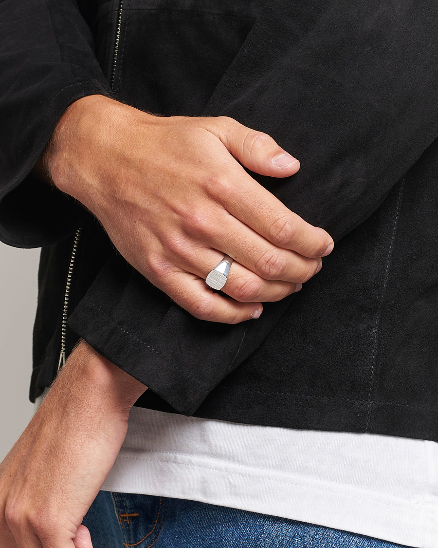Tom Wood Kay Ring Satin Silver
