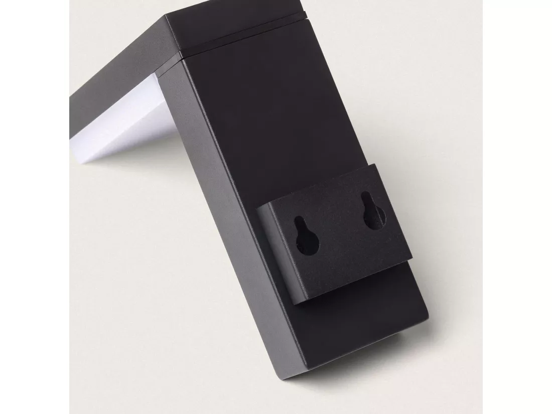 Applique Murale Extérieure Solaire LED Aluminium avec Détecteur de Mouvement Goran Noir