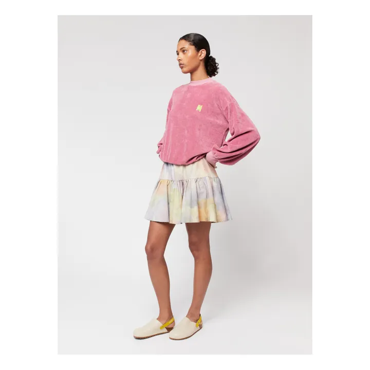 Bobo Choses Sweat Eponge Butterfly Coton Bio - Collection Femme  | Vieux Rose