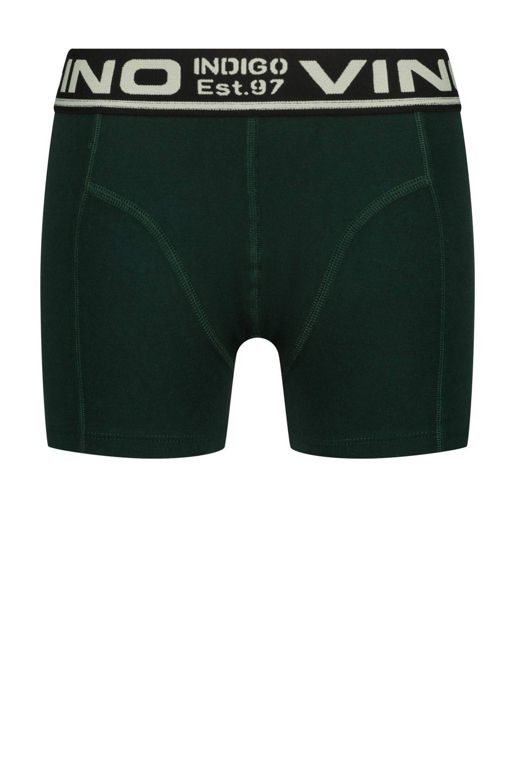 boxershort Woods - set van 3 donkergroen/blauw