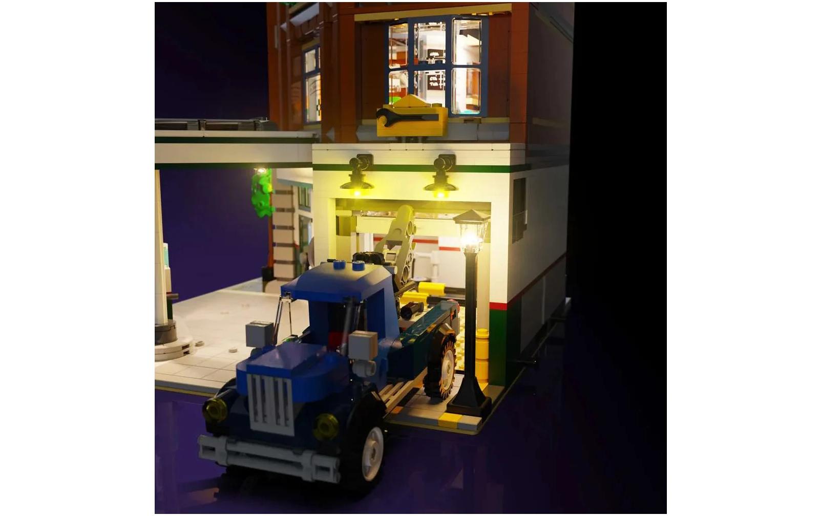 LED-Licht-Set für LEGO® LMB 2.0 für 10264 EckgarageBeleuchtungs-Kit