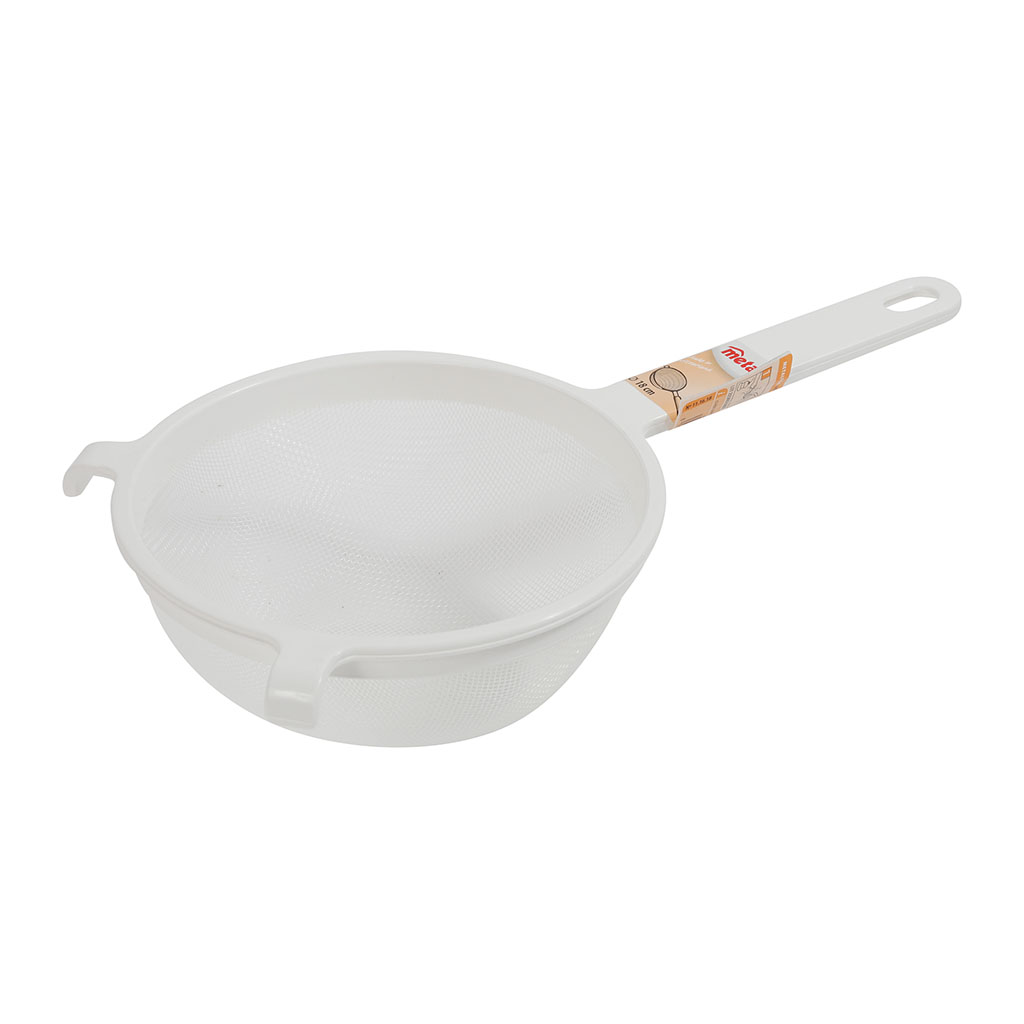 Mini-passoire maille fine polyester et plastique D 7cm