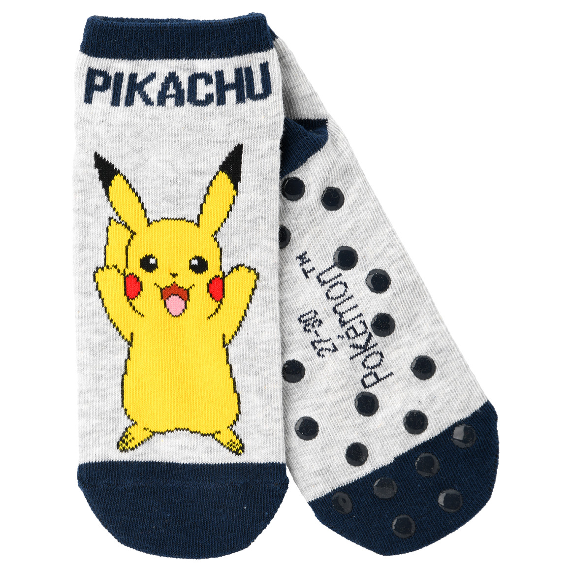 Topolino 2 Paar Pokémon Stoppersocken im Set hellgrau / dunkelblau
