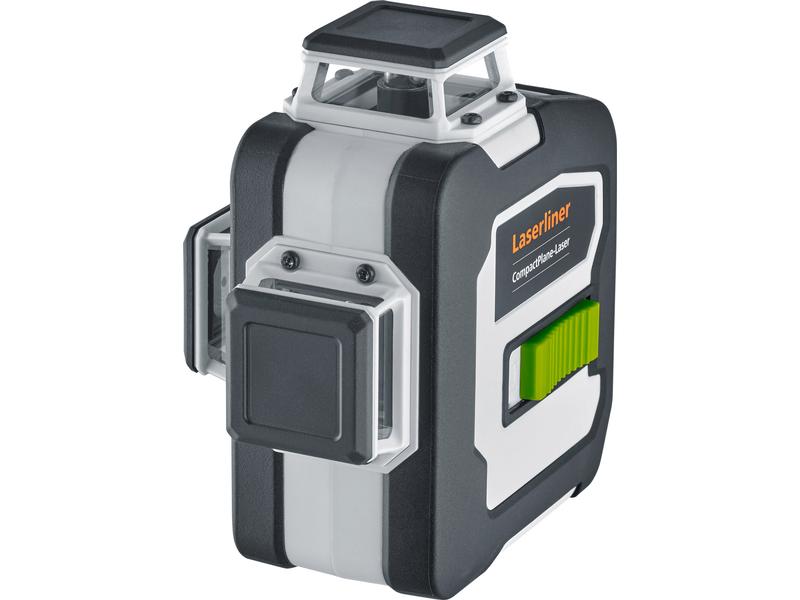 Laserliner Kreuzlinien-Laser CompactPlane 3G Set 150 30 m Dreidimensionaler grüner Laser mit einem horizontalen und zwei vertikalen 360°- Laserkreisen, Kompaktstativ 150 cm sowie Digital Connection-Schnittstelle