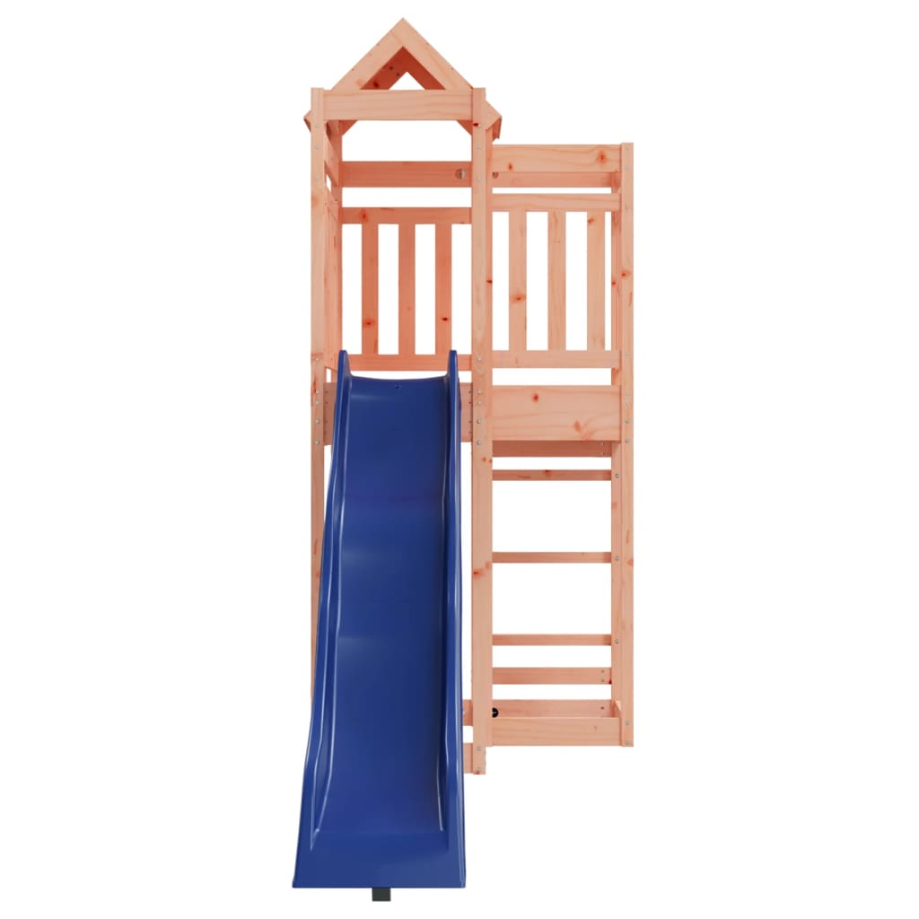 Aire de jeux d'extérieur balançoires toboggan portiques robuste jeux jardin 107 x 292 x 238 cm bois massif de douglas 02_0004