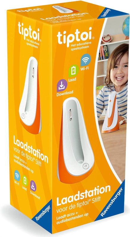 Ravensburger - Tiptoi Laadstation - Accesoire - Wit - Duurzaam Ontwerp