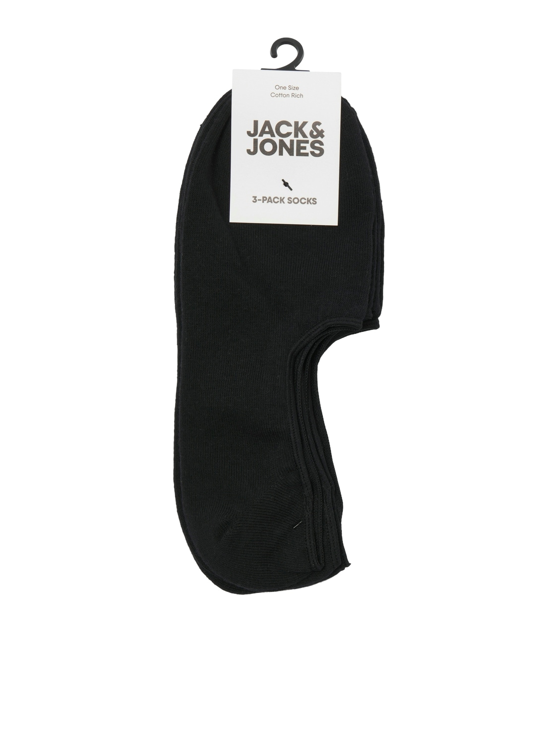 Jack & Jones Sneakersocken »JACDOUGLAS – Kurze Socken mit Stretch, ideal für den Alltag« Packung, 3 Paar tlg. unifarben, casual