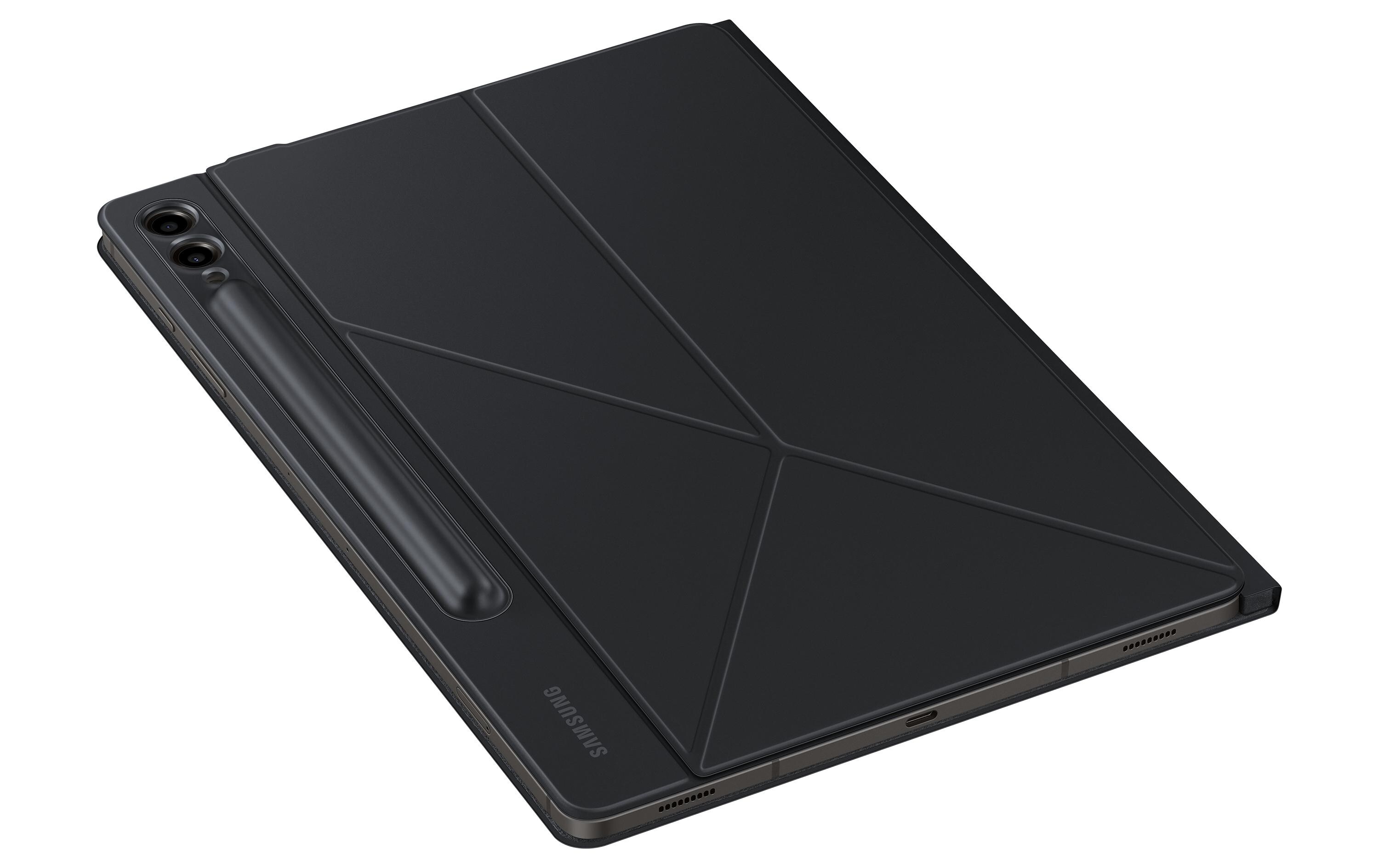 Tablet Book Cover Smart Galaxy Tab S9+ SchwarzBook Cover für das Samsung Galaxy Tab S9+