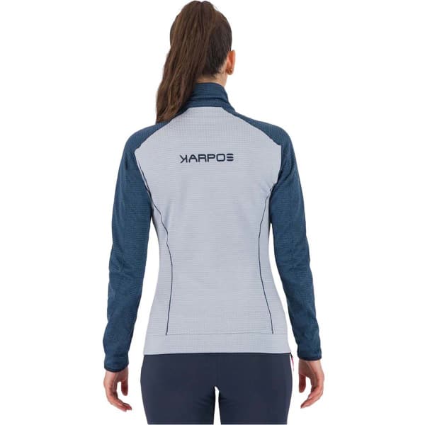Veste polaire ski rando KARPOS AMBRIZZOLA W FULL ZIP HALOGEN /OUTER SPACE