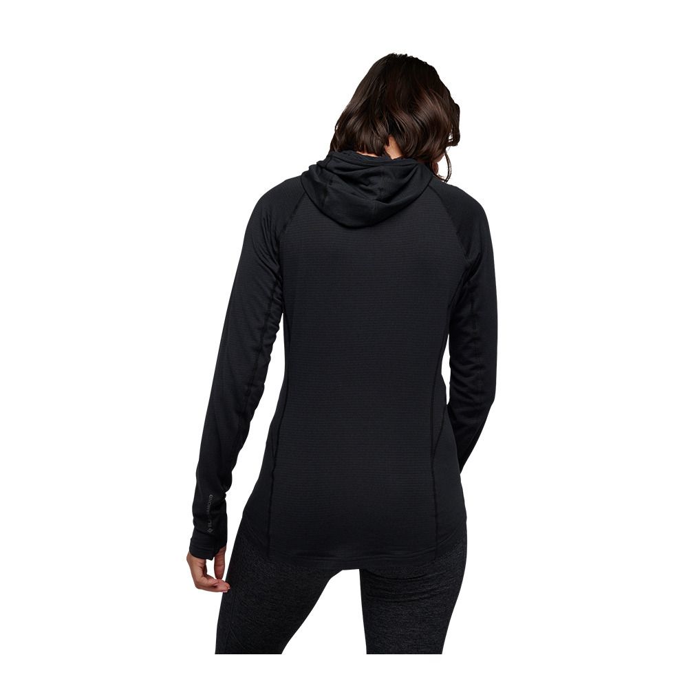 Black Diamond COEFFICIENT LT HYBRID HOODY - Sweat Femme black