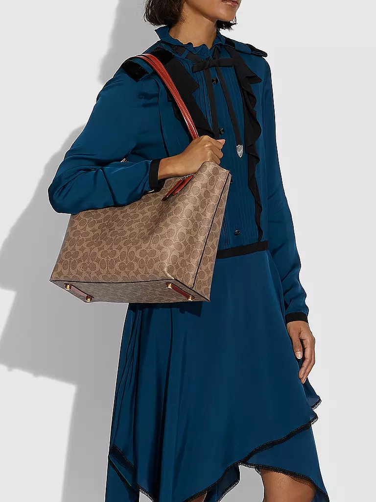COACH Tasche - Shopper  WILLOW braun