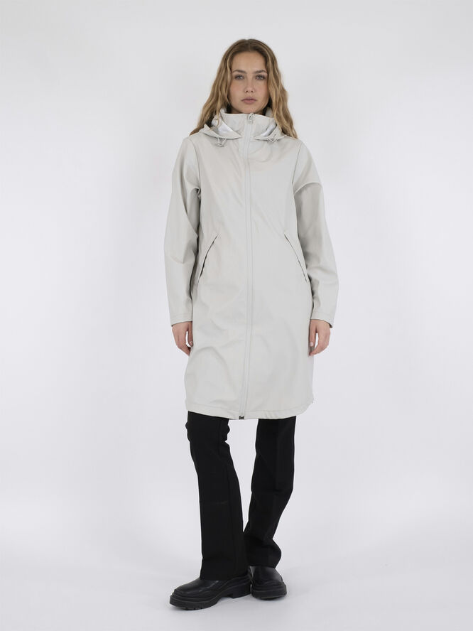 Neo Noir Rocco C Rain Jacket Ivory