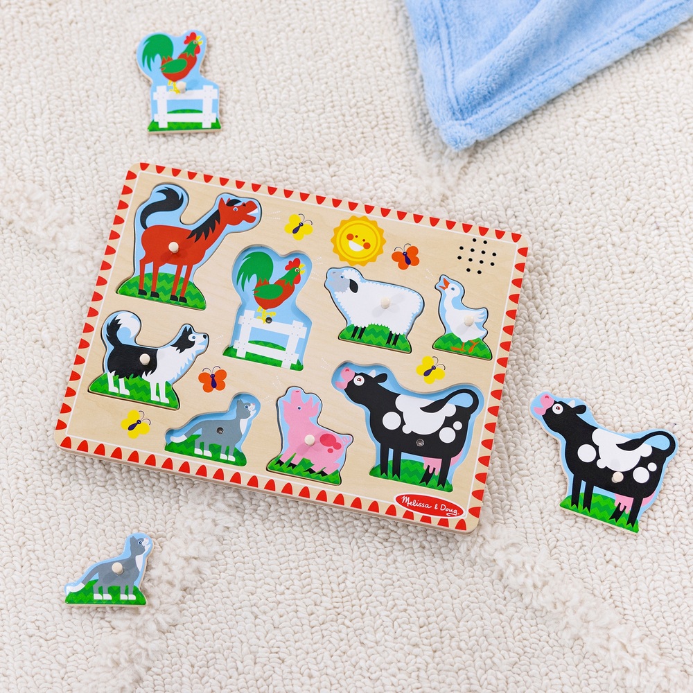Melissa & Doug Holz-Soundpuzzle-Sortiment
