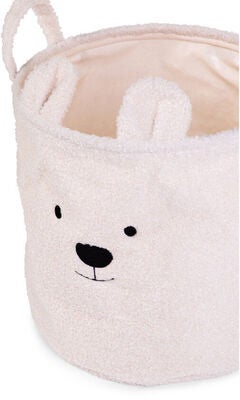 Childhome Oppbevaringskurv Teddy, Off-white