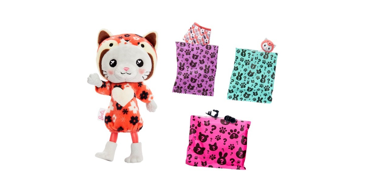 BarbieCutie Reveal Chelsea - Costume Cuties Serie - Kitty Red Panda Pop
