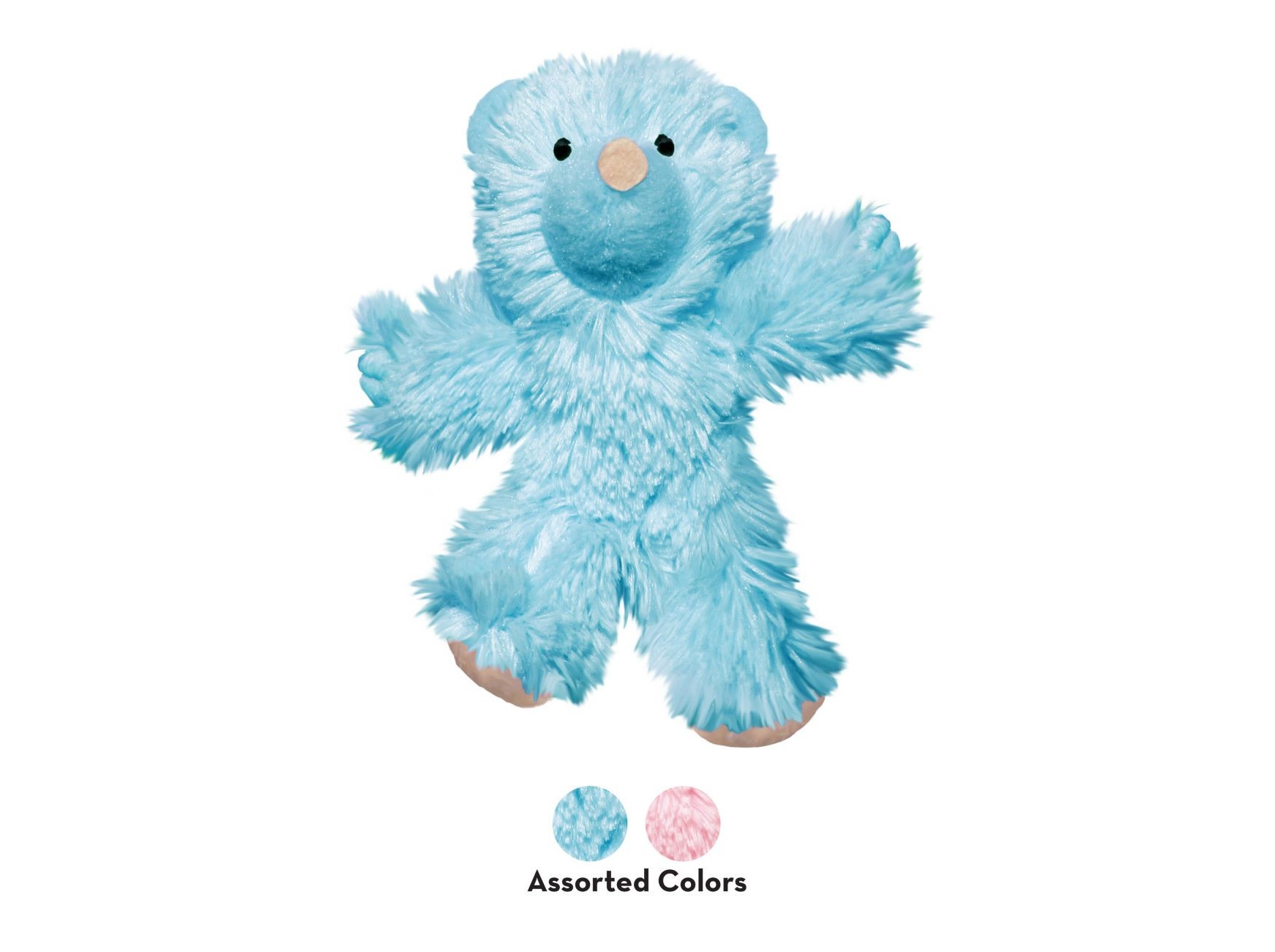 BRINQUEDO PARA GATINHO KONG TEDDY BEAR CORES SORTIDAS