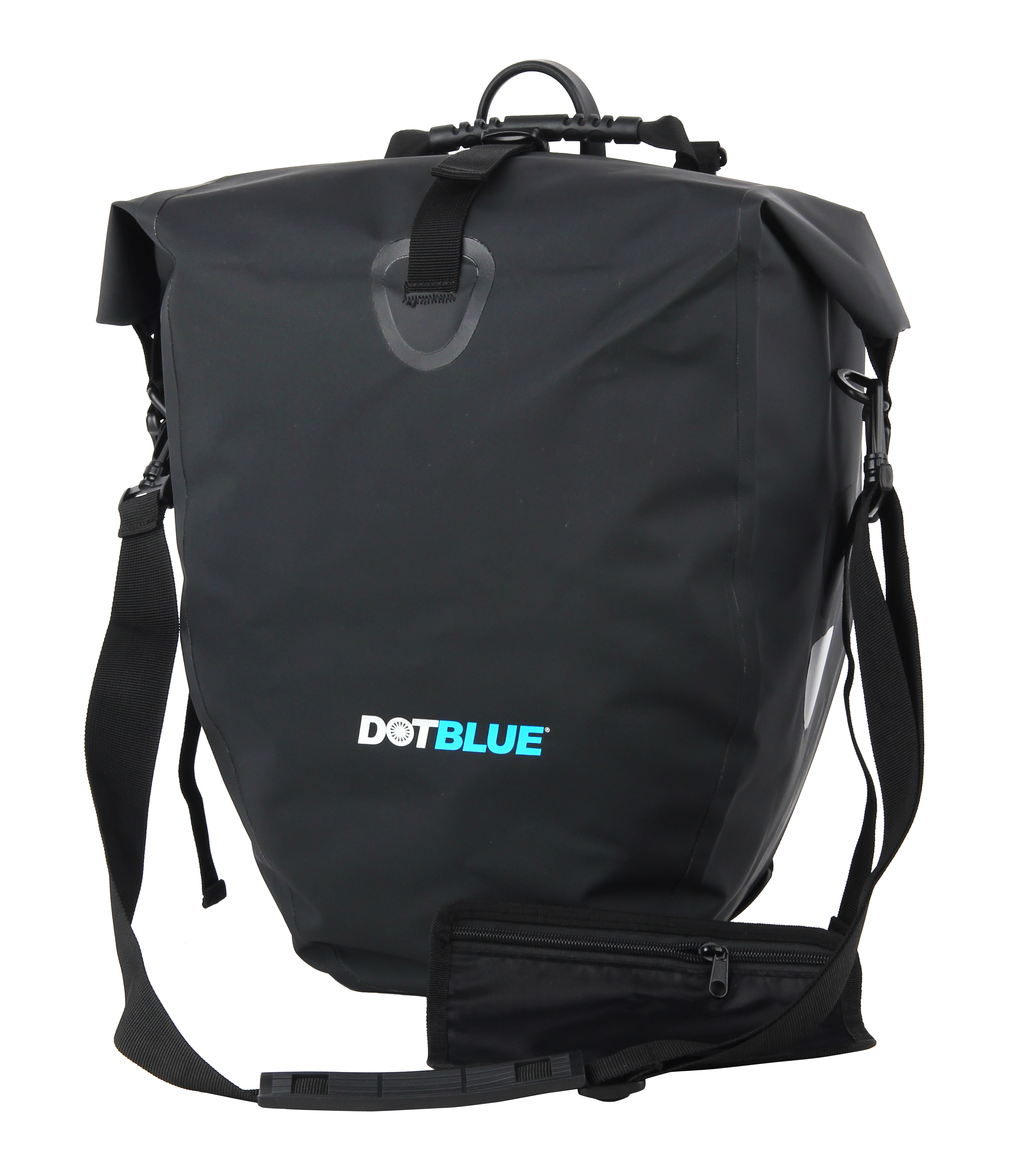 Dot-Blue Gepäckträgertasche 25,4 l, Universale Tasche für den Gepäckträger mit Klicksysstem, wasserdicht