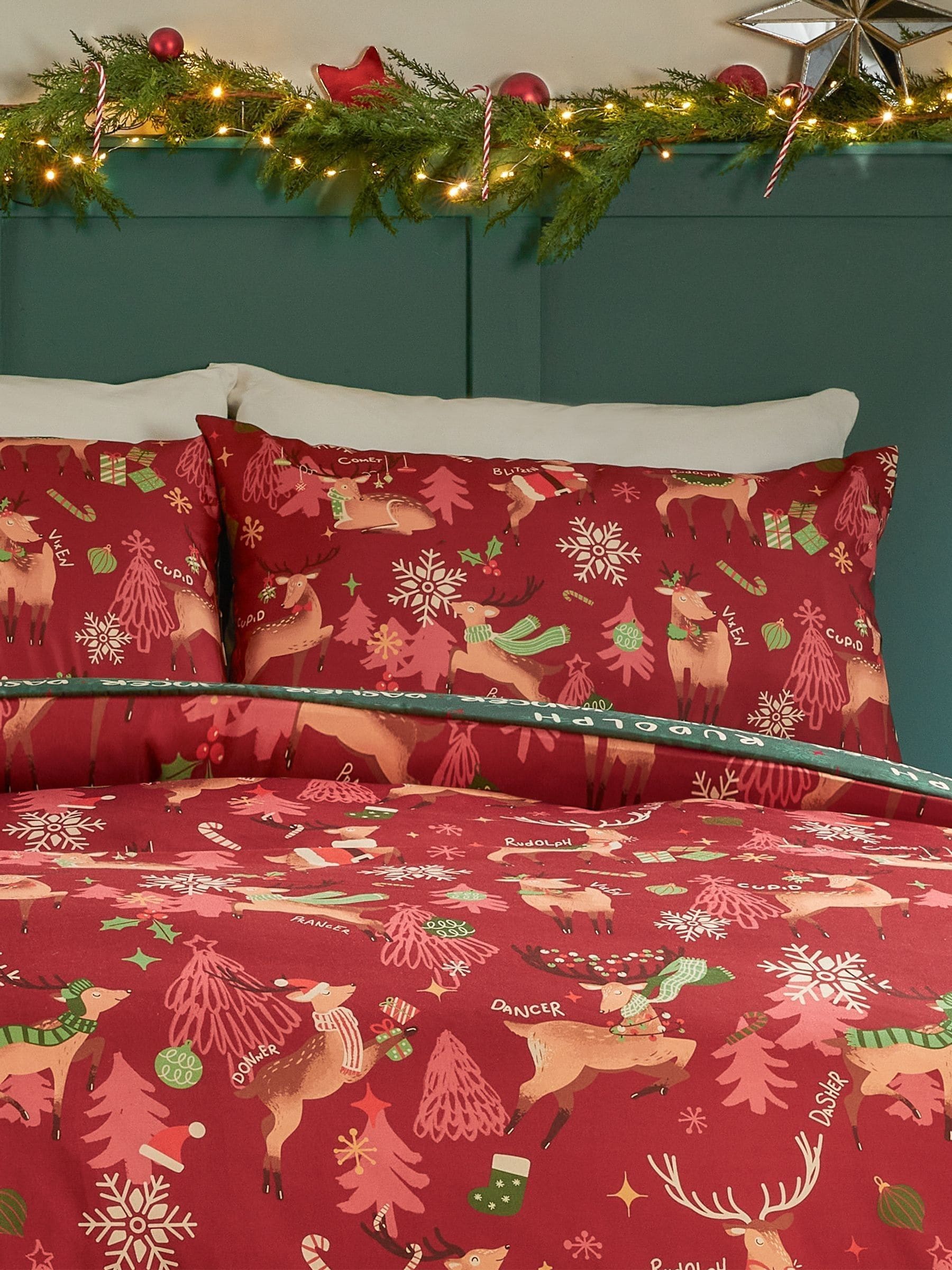 Duvet Day Christmas Sleigh Team Duvet Set