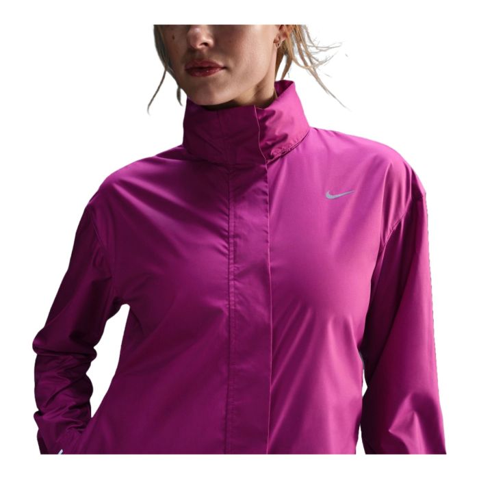 Nike Dame Jakker Swoosh Heathered Fast Repel Jacket Lilla