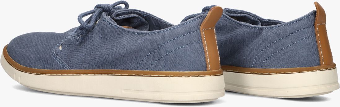 blauwe timberland instappers hookset low low lace up