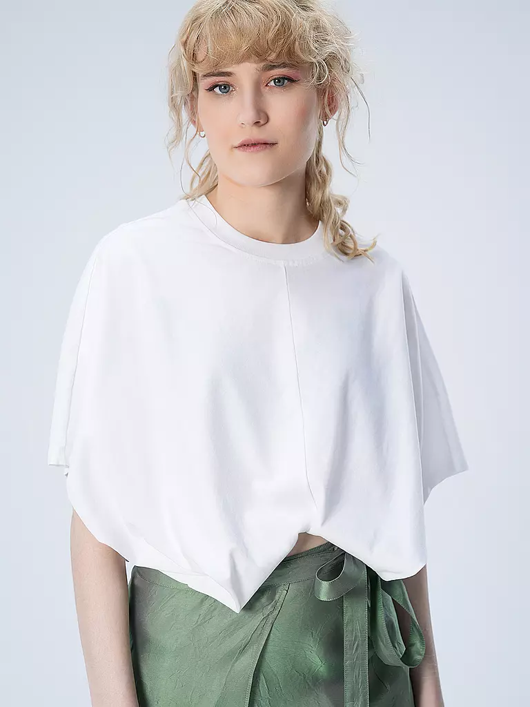CLOSED T-Shirt Cropped Fit  weiss
