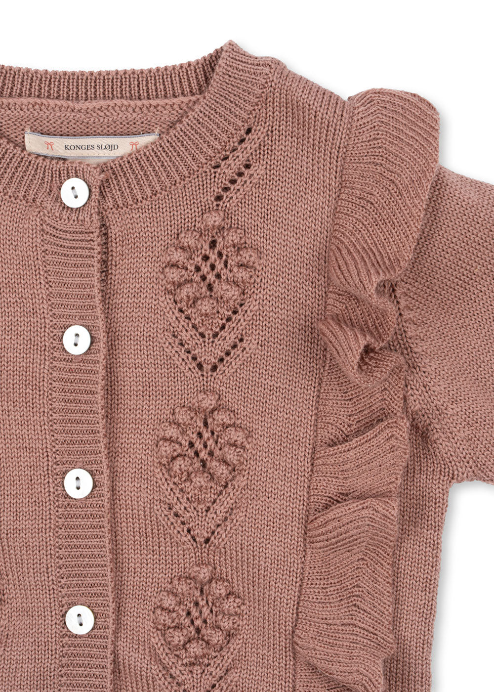 FIOL CARDIGAN - BURLWOOD - 12M