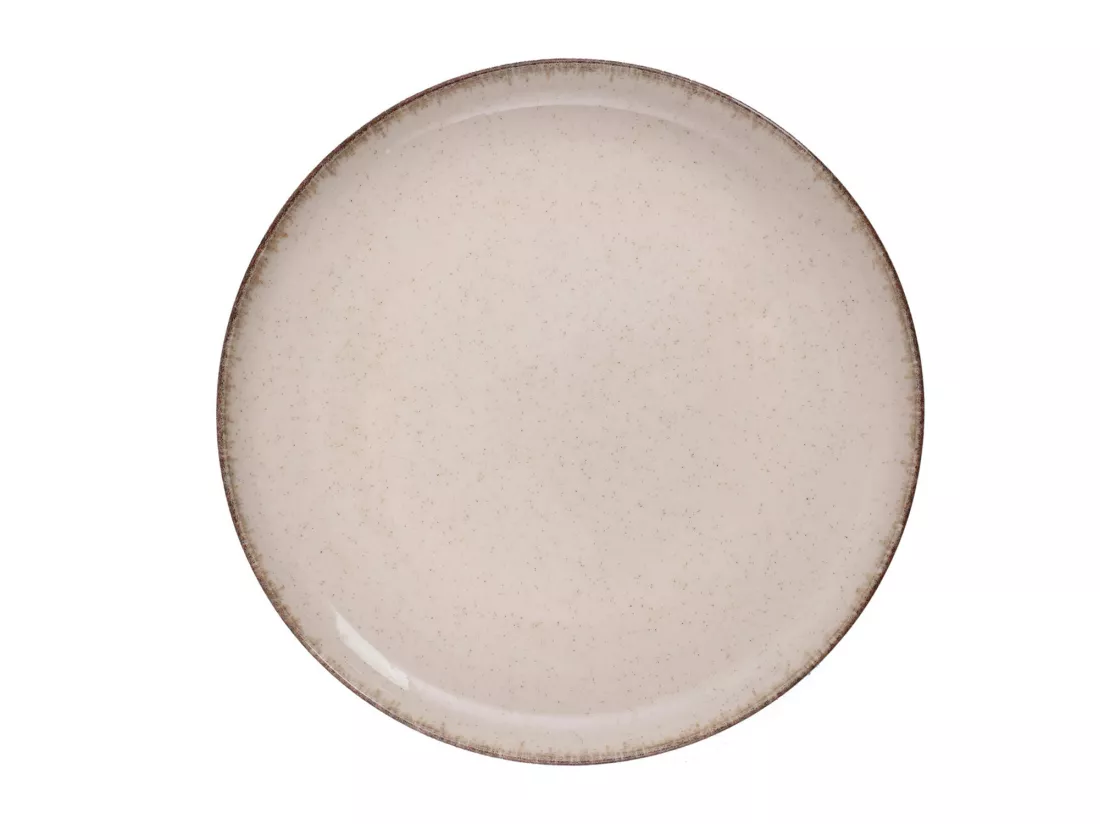 Service vaisselle en porcelaine 18 pièces - Crème - SANCHA