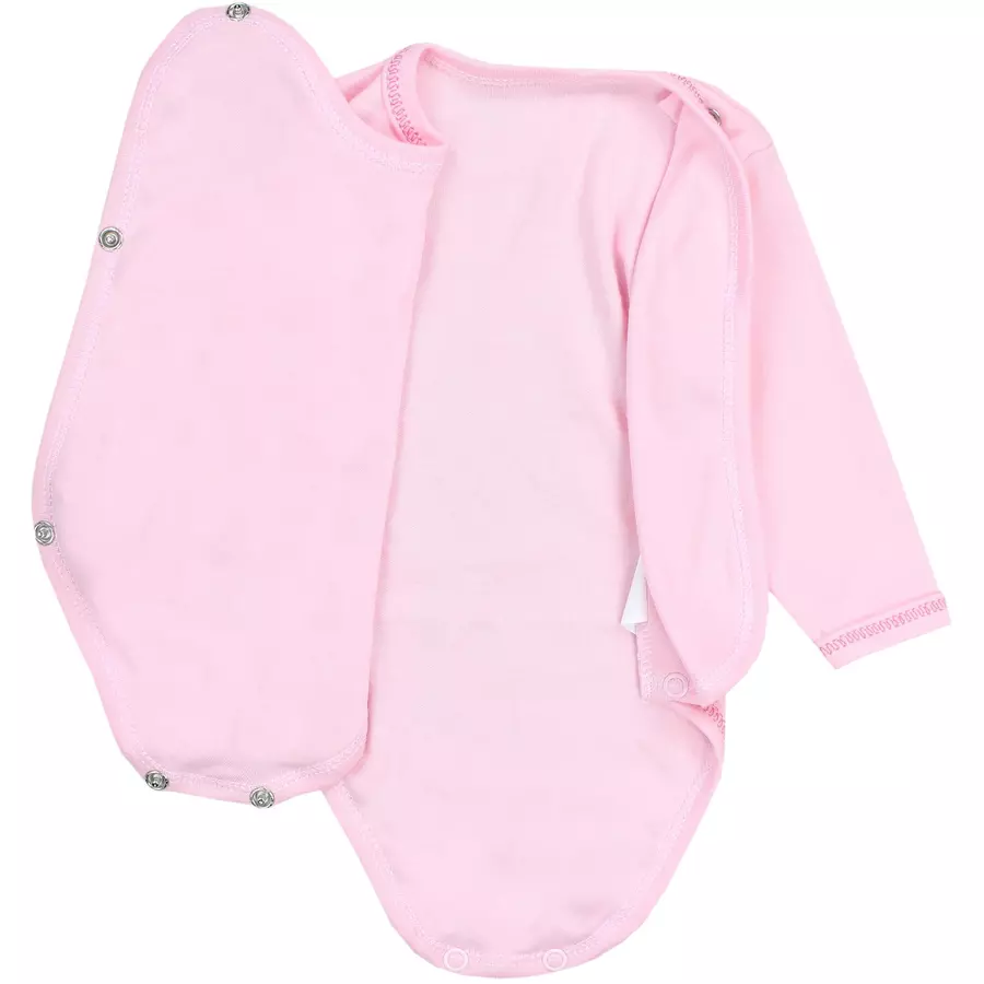 TupTam Unisex Baby Wickelbody Langarm 5er Set rosagelb