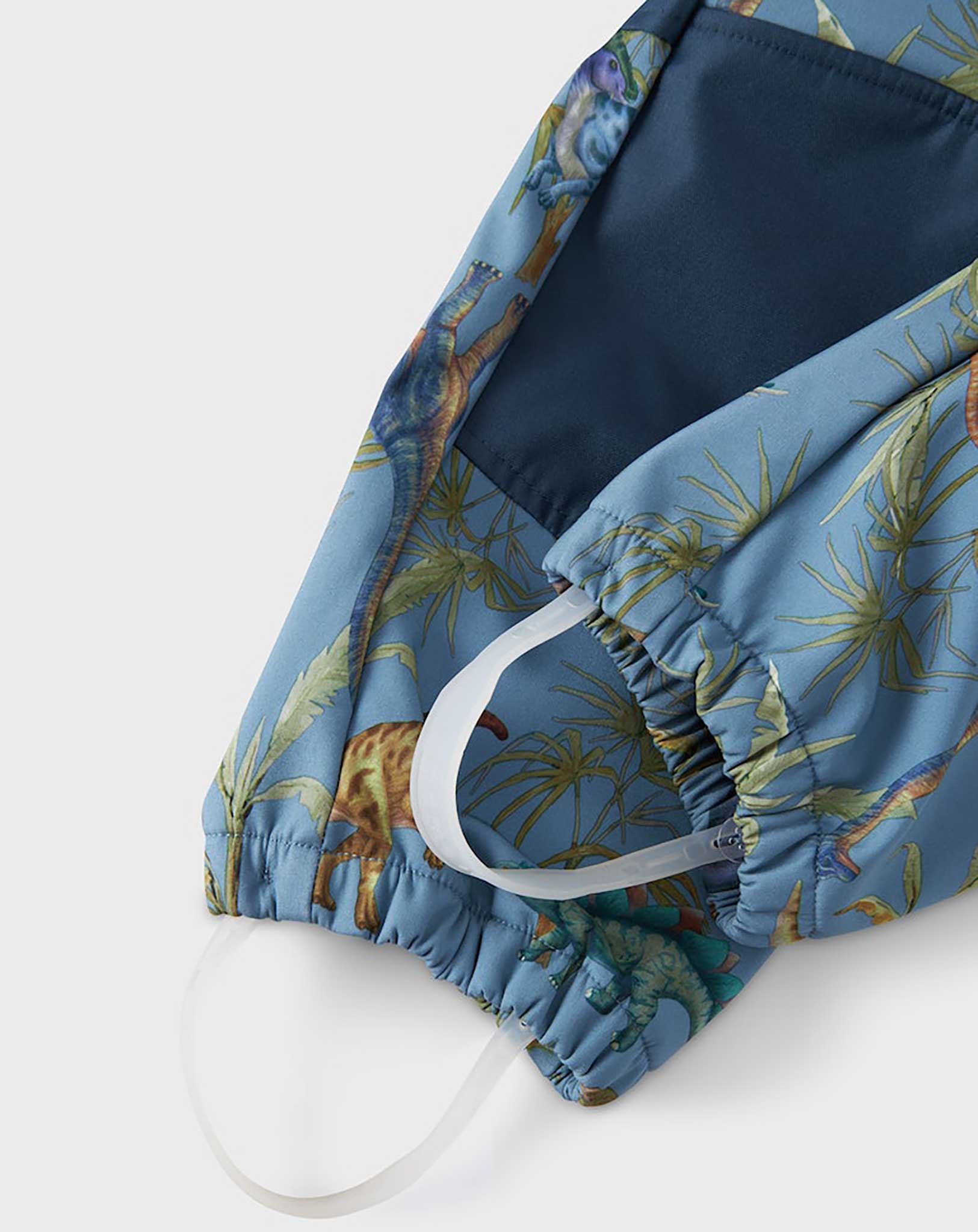 Softshell-Overall NMMALFA08 DINOS AOP in coronet blue