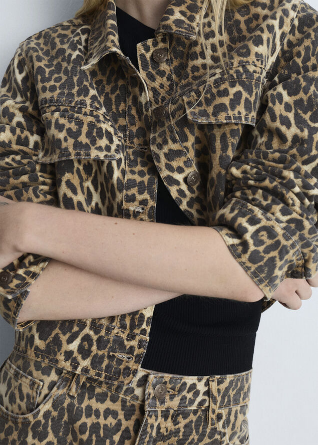MANGO Jacket. -- LEO Brown