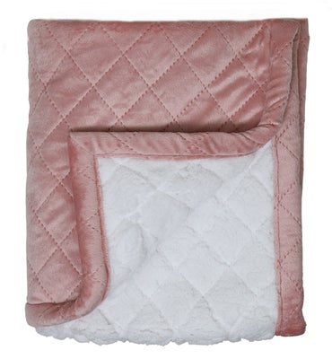 Rätt Start Vattert Teppe, Dusty Pink