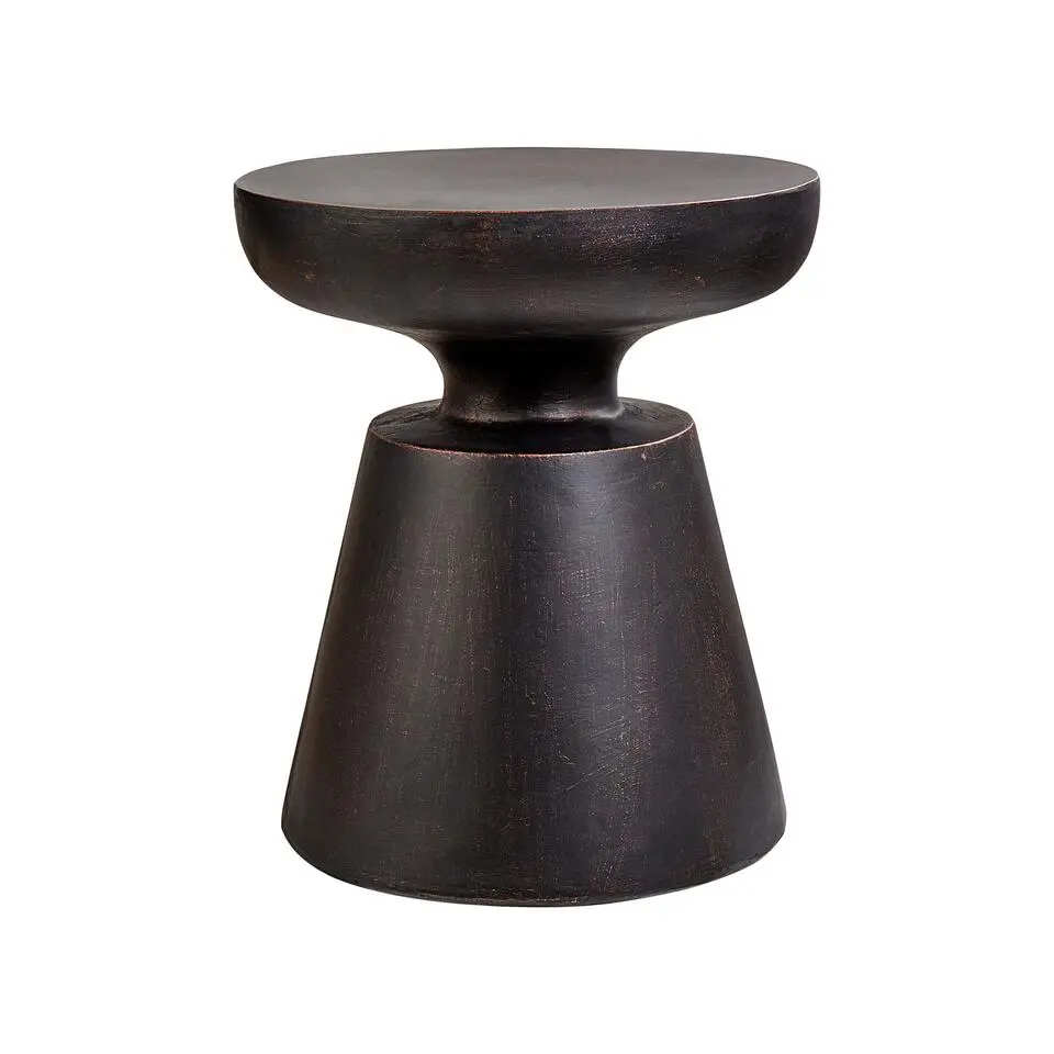 MINCIO - Bijzettafel - Zwart - Lichtbeton