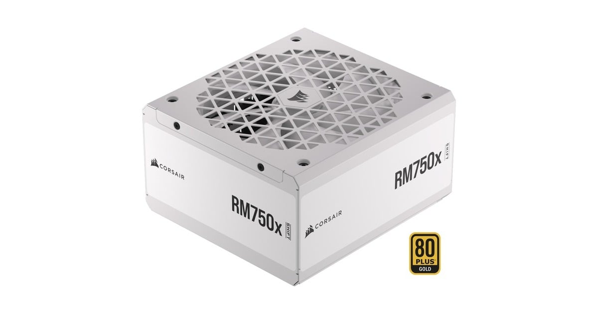 CorsairRM750x SHIFT White modulaire 750 watt voeding   (Wit, 1x 12V-2x6, 2x PCIe)