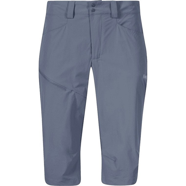 Bergans Vandre Light Softshell Long Shorts Women Granite Blue