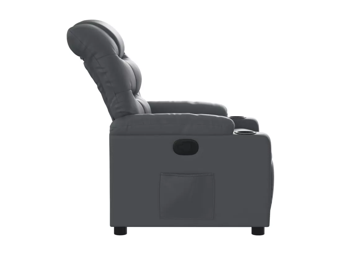 Fauteuil inclinable Gris Similicuir