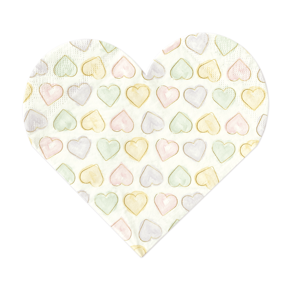 Valentijnsdag Servetten 33cm 20st