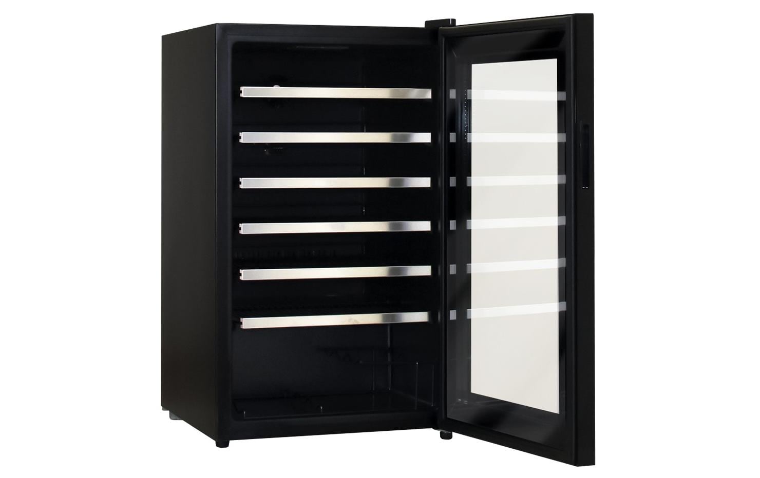 Weinkühlschrank M4801 Schwarz, Rechts<br>Freistehender Weinschrank