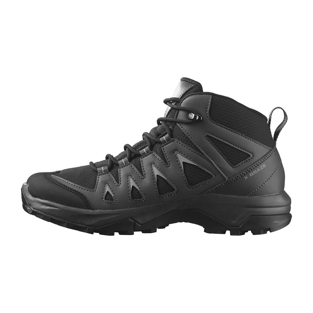 Salomon X BRAZE GTX - Chaussures randonné Femme black/magnet/hazelnut