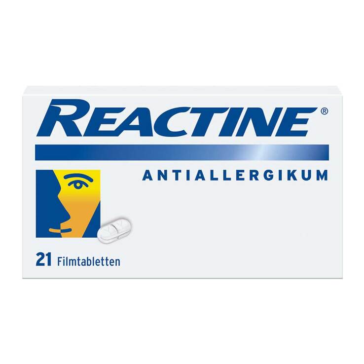 REACTINE Cetirizin Allergietabletten, 21 St