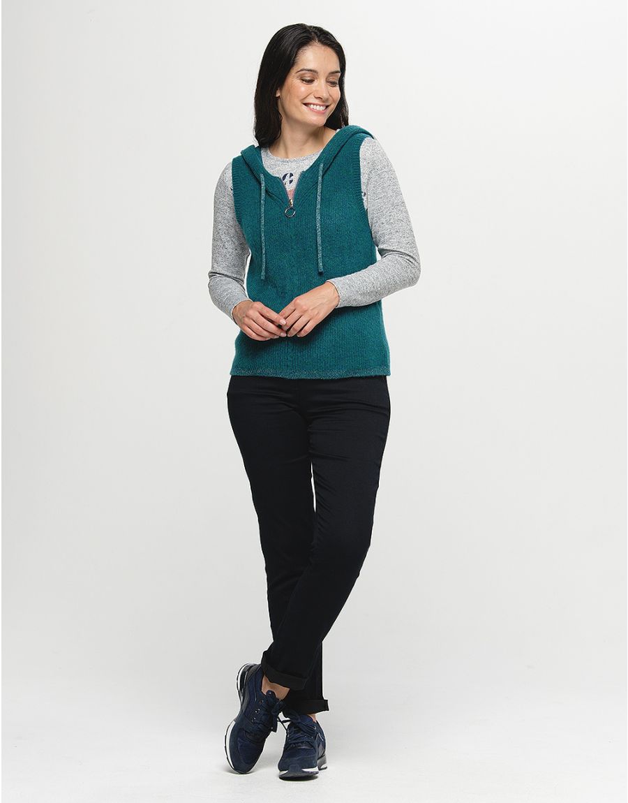 T-shirt gris chiné