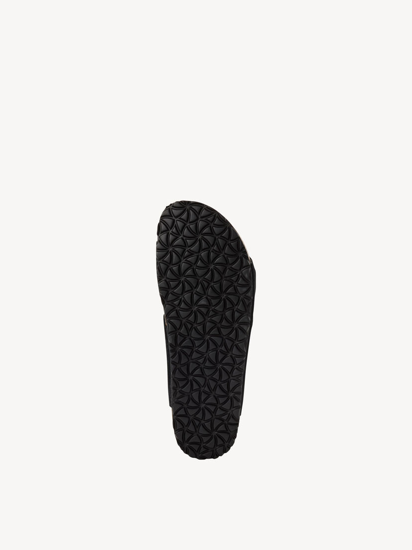 Leren Slipper - zwart