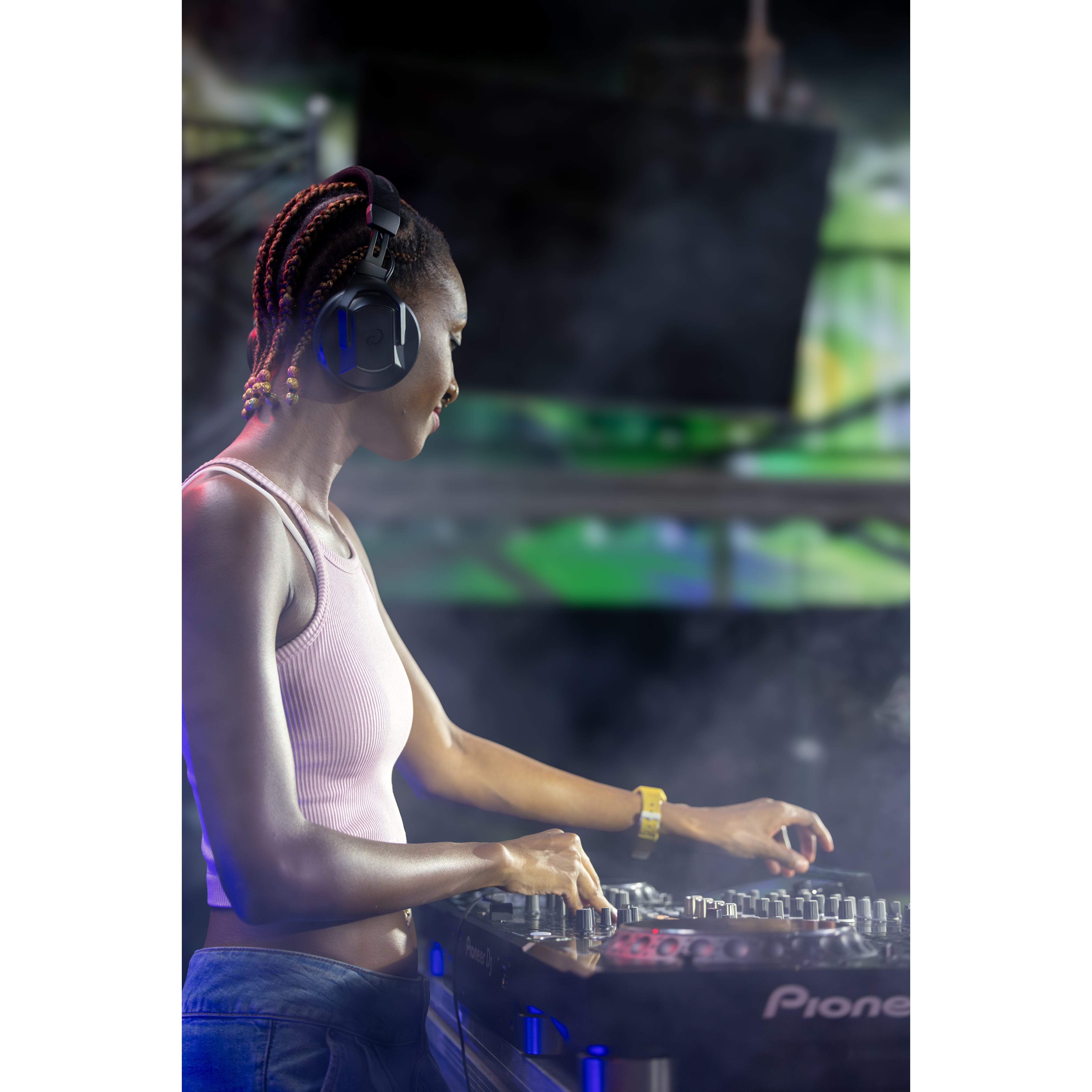 AlphaTheta HDJ-F10 professionele draadloze DJ hoofdtelefoon